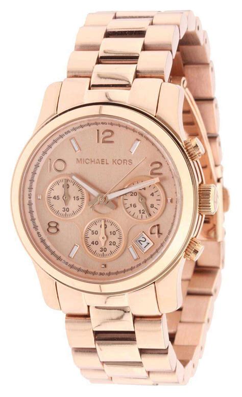 michael kors chronograph in rose gold|Michael Kors gold watch price.